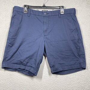Dockers Shorts Men Regular 36 Blue 8 in Inseam Supreme Flex Chino Stretch Preppy